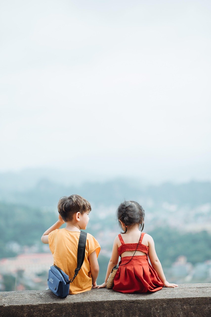 kids, nature, clouds, children, boy, girl, toddlers, children, children, children, children, children